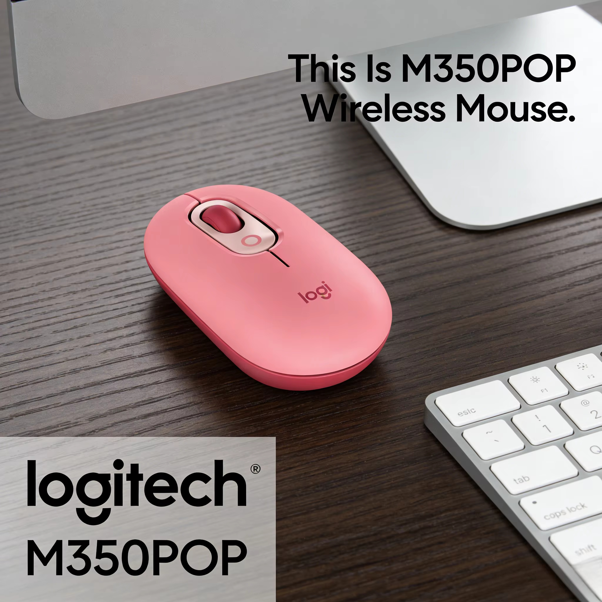 Home Office For Mac - Logitech Wireless Bluetooth Mouse M350 POP