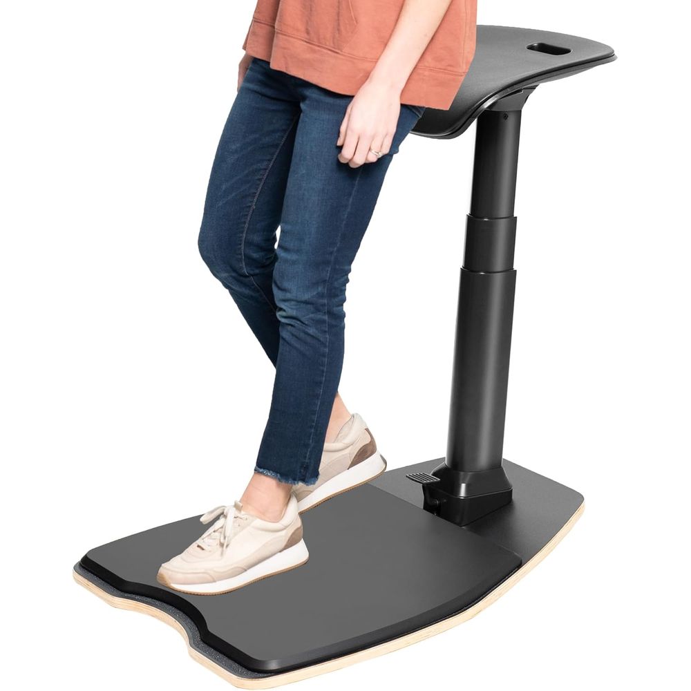 Home Office Free - Anti-Fatigue Mat Leaning Perch Chair, Adjustable