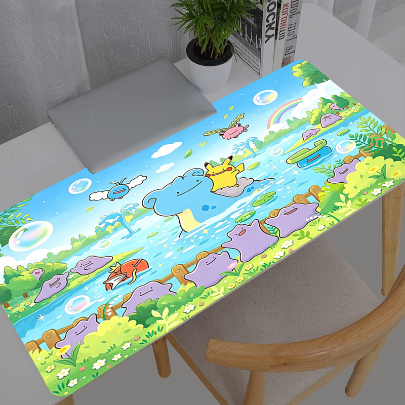 Home Office Keyboard And Mouse - Mouse Pad Pokemon Pikachu Anime Durable