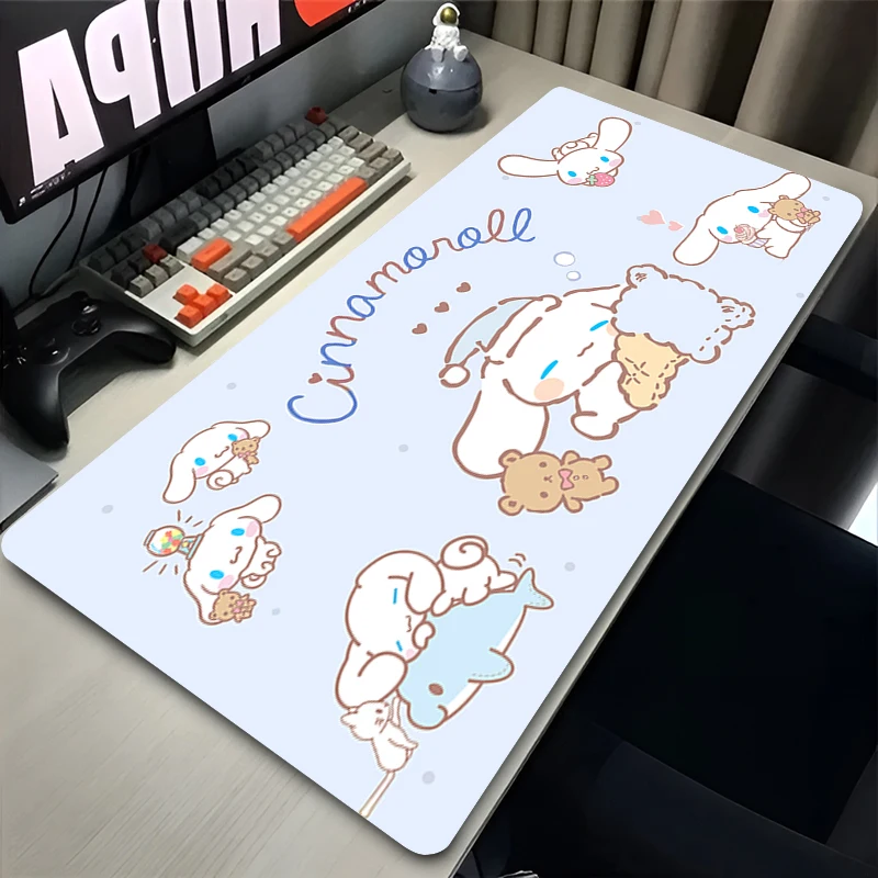 Home Office Keyboard And Mouse - Premium Office Leather Mouse Pad Kawaii