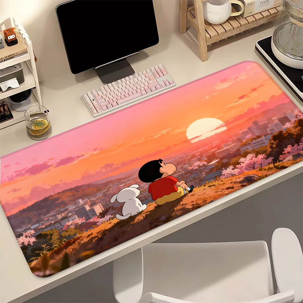 Home Office Keyboard And Mouse - Anime Cartoon Mouse Pad C-Crayon Shin-chans