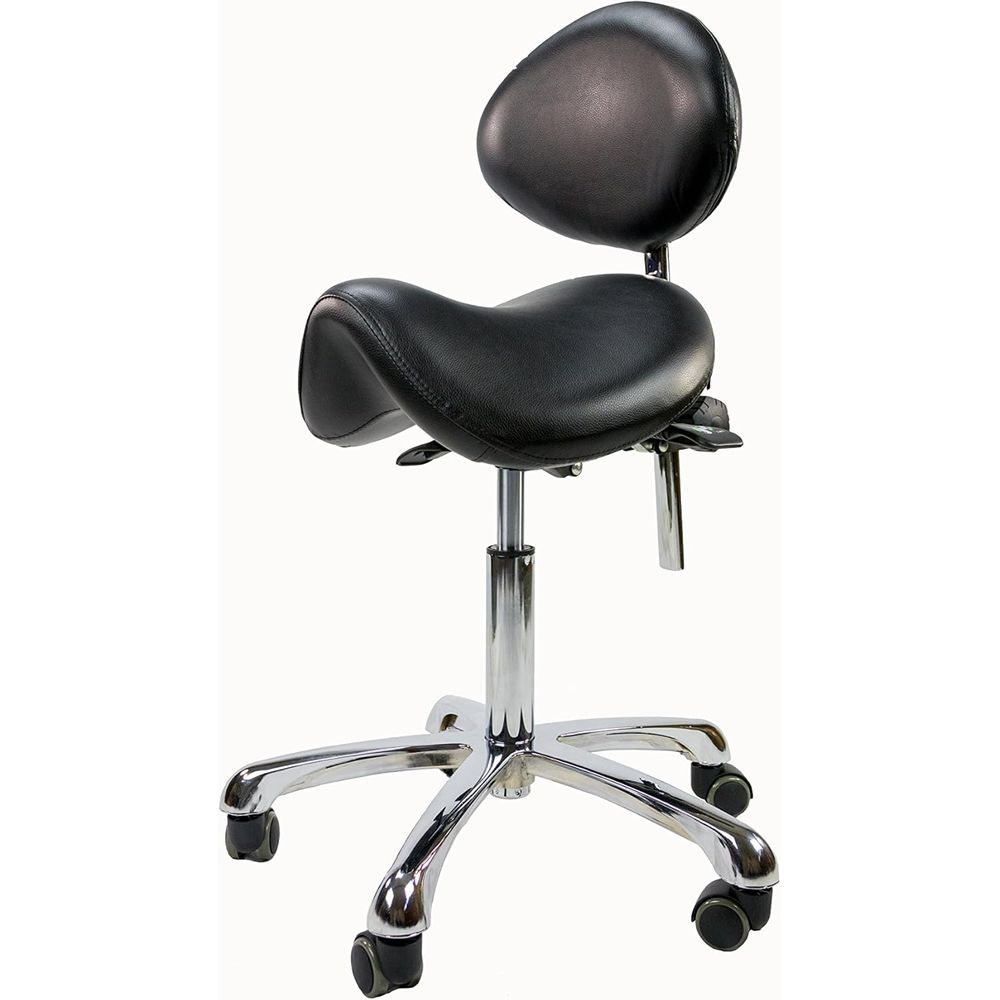 Home Office Free - Ergonomic Rolling Swivel Stool with Adjustable