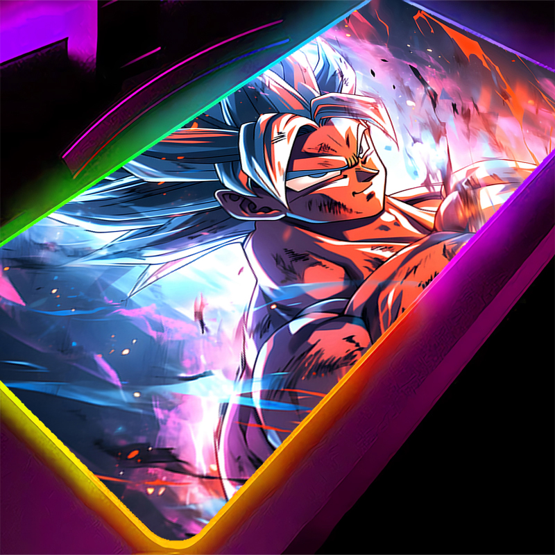 Home Office Keyboard And Mouse - RGB Mouse pad Dragon Ball Trunks