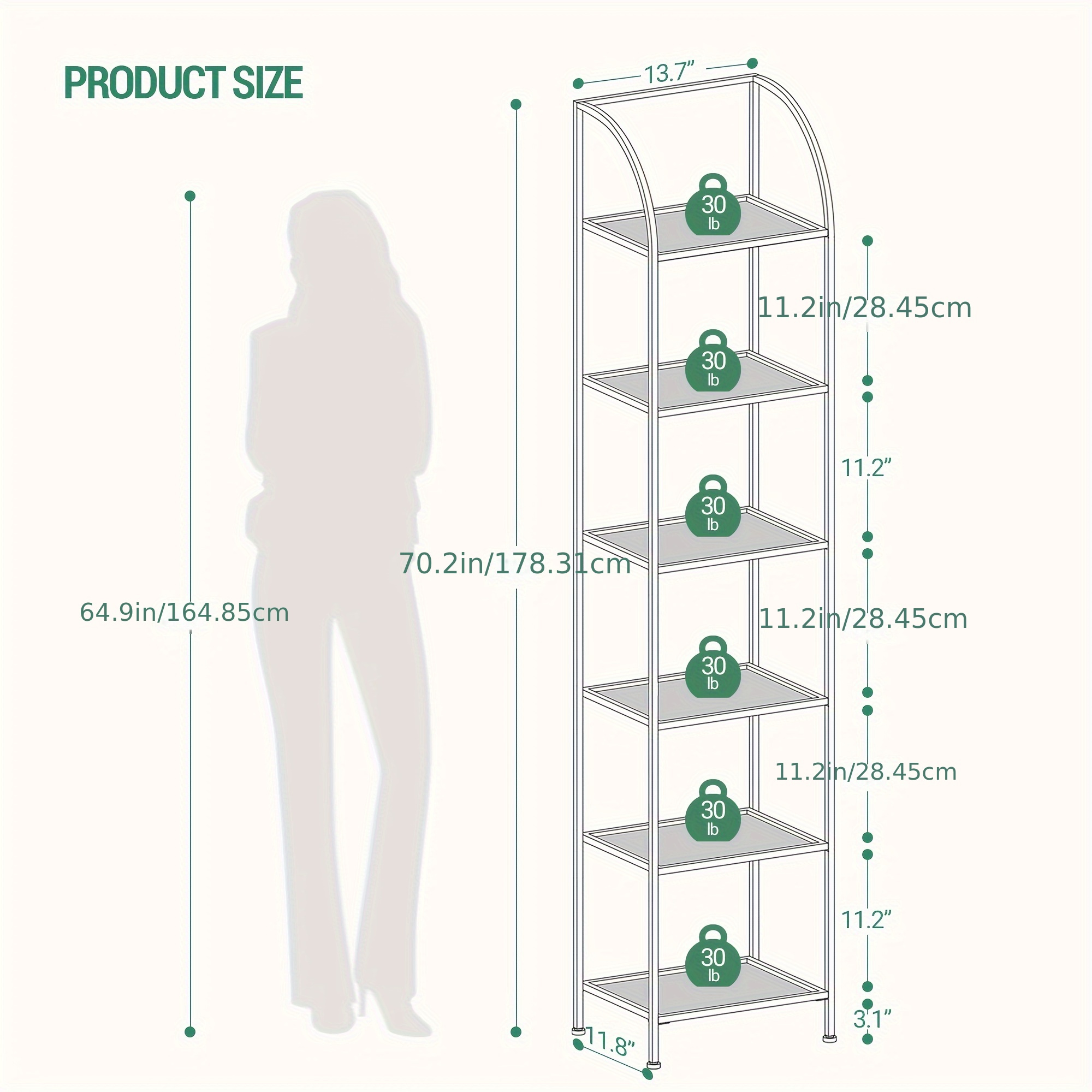 Bookcase Bookshelf, Tempered G – Home Office Free Bewertung und Preis