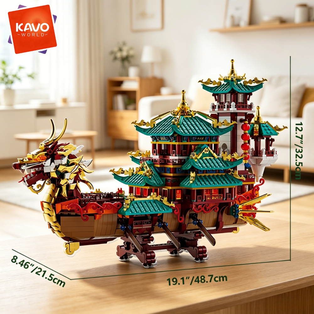 KAVOWORLD 2453pcs Large Chines – Home Office Architecture Bewertung und Preis