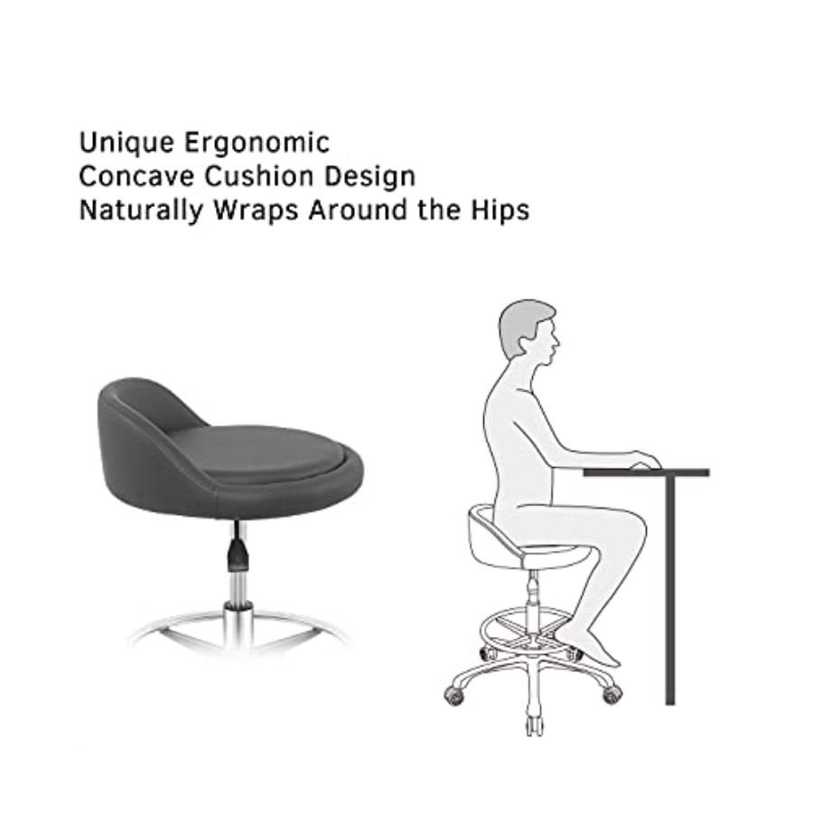 Rolling Stool Adjustable Draft – Home Office Free Bewertung und Preis