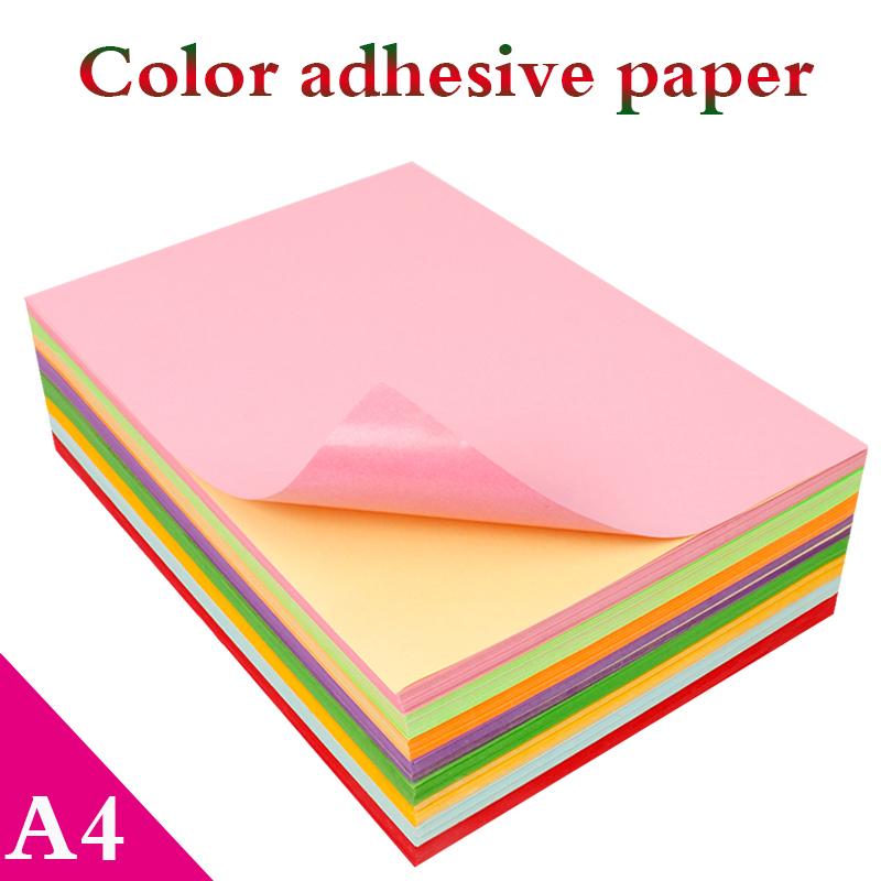 A4 Color Adhesive Paper 50 PCS – Label Maker Machine Bewertung und Preis