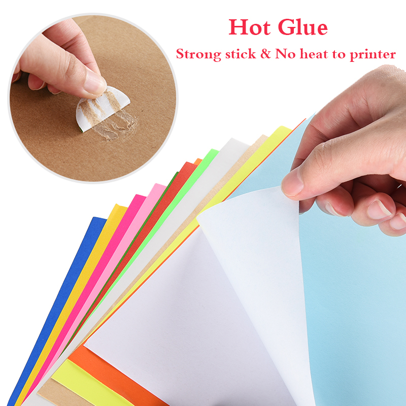 A4 Color Adhesive Paper 50 PCS – Label Maker Machine Bewertung und Preis