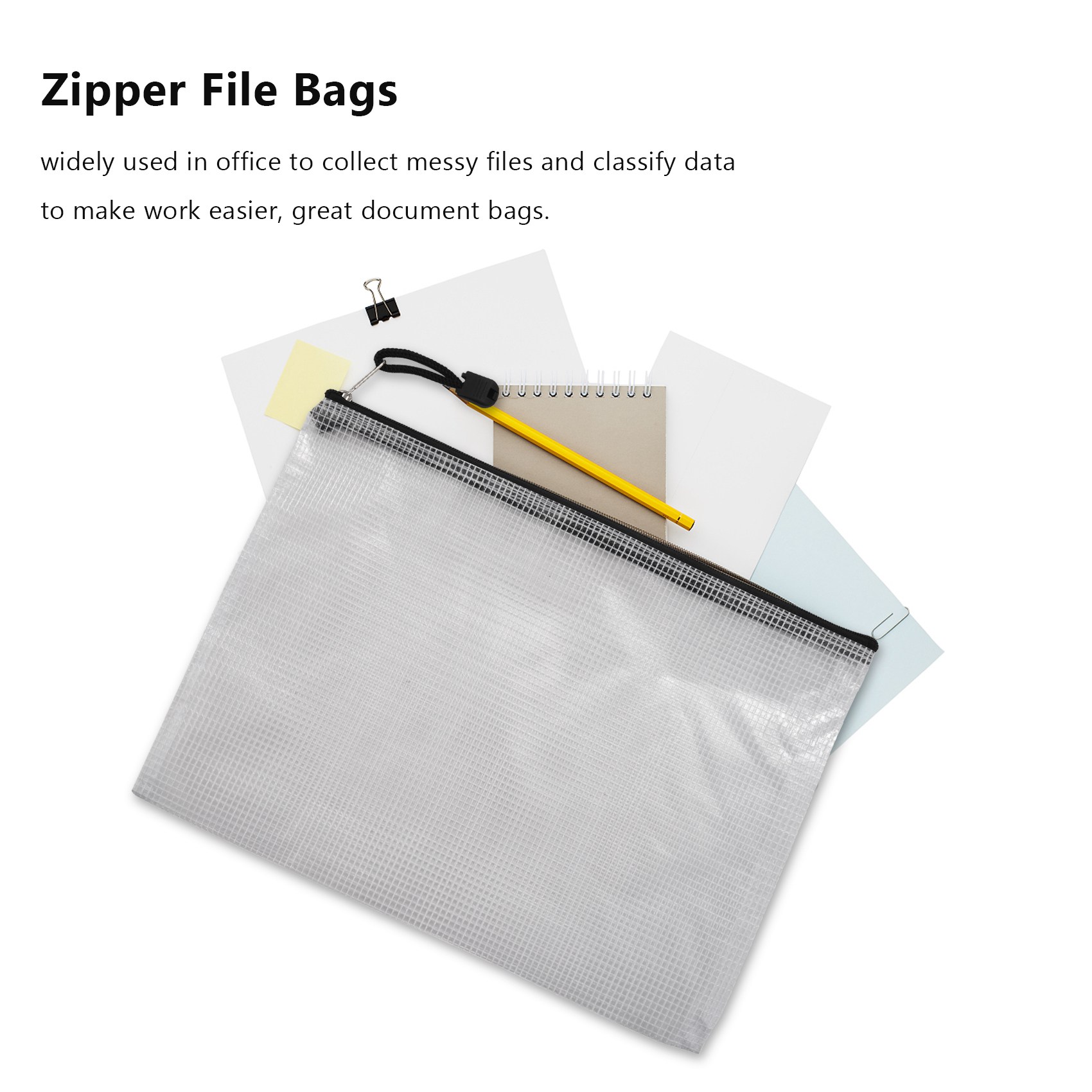 20Pcs B5 Zipper Document Pouch – Home Office Bagas Bewertung und Preis