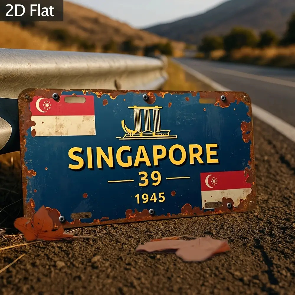 SINGAPORE FLAG 1945 AL Sign -  – Home Office Singapore Bewertung und Preis