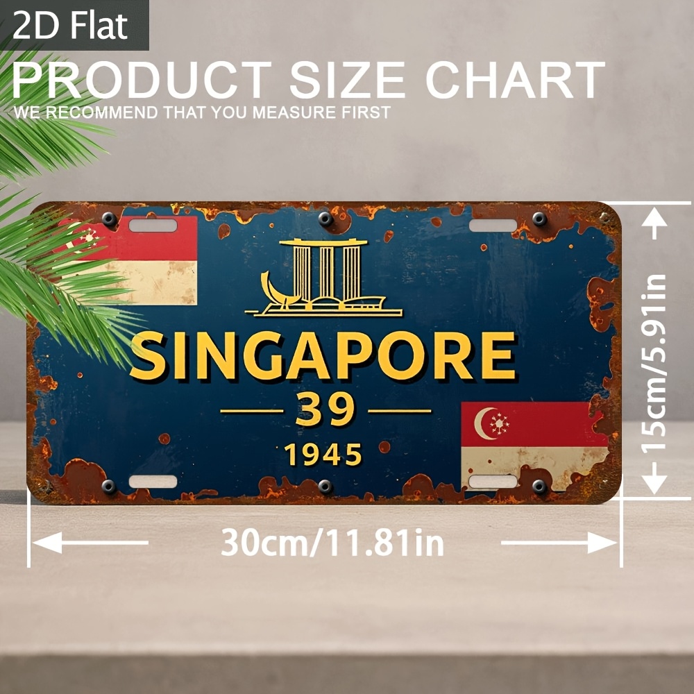 SINGAPORE FLAG 1945 AL Sign -  – Home Office Singapore Bewertung und Preis