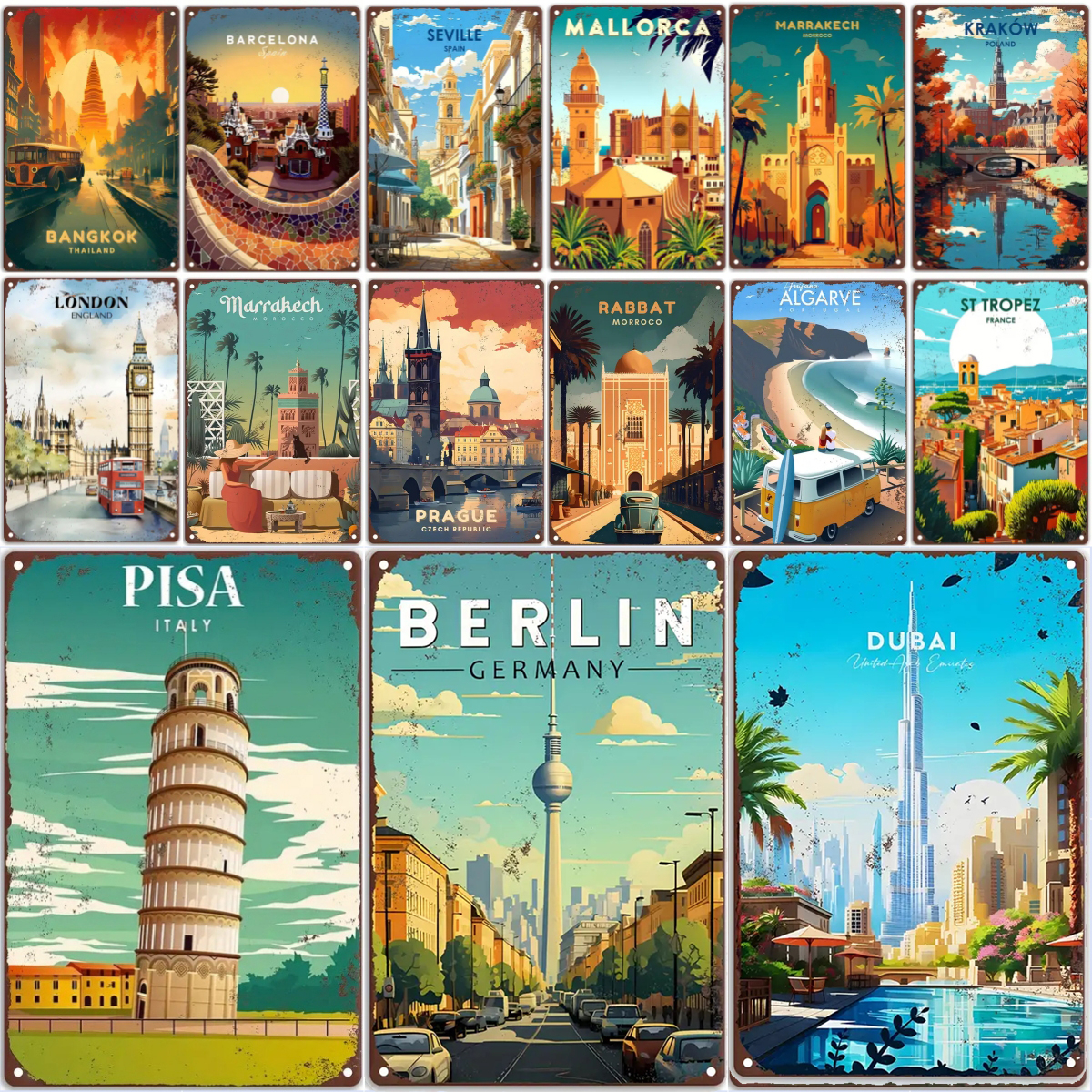 Vintage Travel Round The World – Home Office Gif Bewertung und Preis