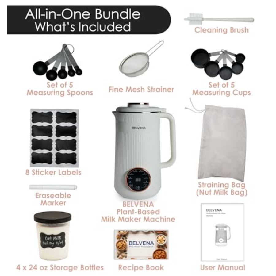 All-In-One Bundle Nut Milk Mak – Label Maker Machine Bewertung und Preis