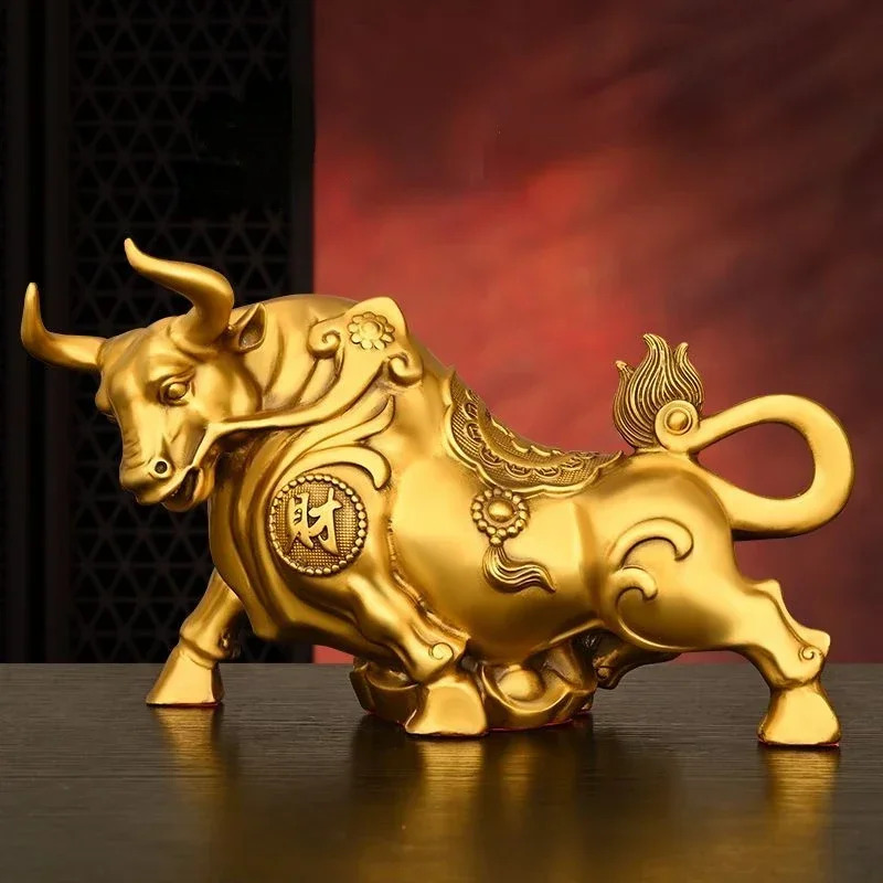 Feng Shui Copper Cow Ornament, – Home Office Marketing Bewertung und Preis