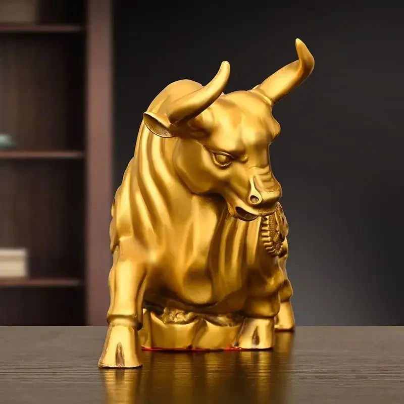 Feng Shui Copper Cow Ornament, – Home Office Marketing Bewertung und Preis