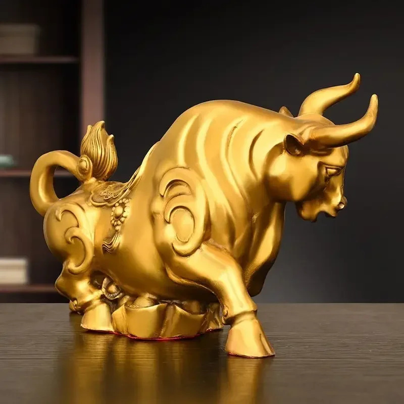 Feng Shui Copper Cow Ornament, – Home Office Marketing Bewertung und Preis