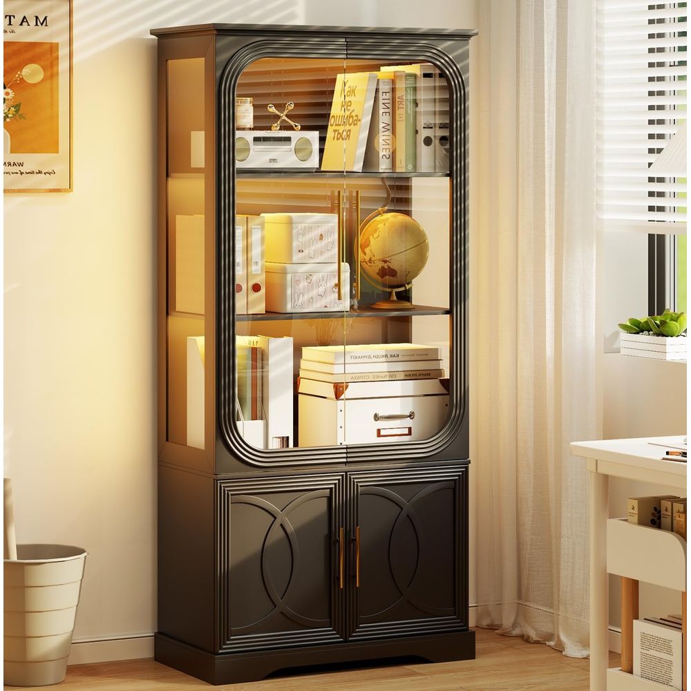 69 Tall Glass Display Cabinet  – Home Office Free Bewertung und Preis