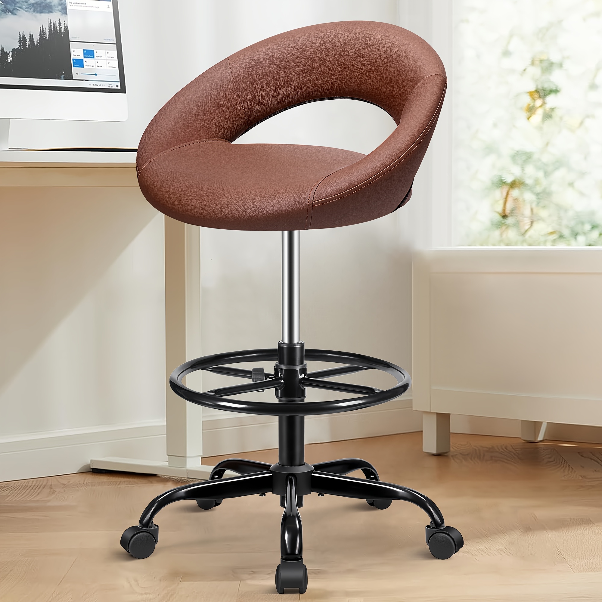 Ergonomic Drafting Chair - PU  – Home Office Free Bewertung und Preis