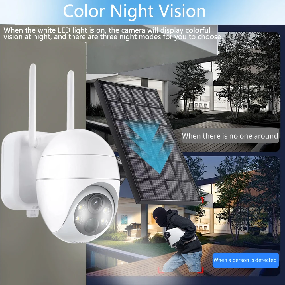 5MP Outdoor 4G SIM Card Solar- – Home Office Pay Bewertung und Preis