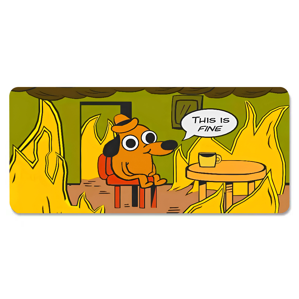 This Is Fine Dog Dachshund Mou – Home Office Keyboard And Mouse Bewertung und Preis