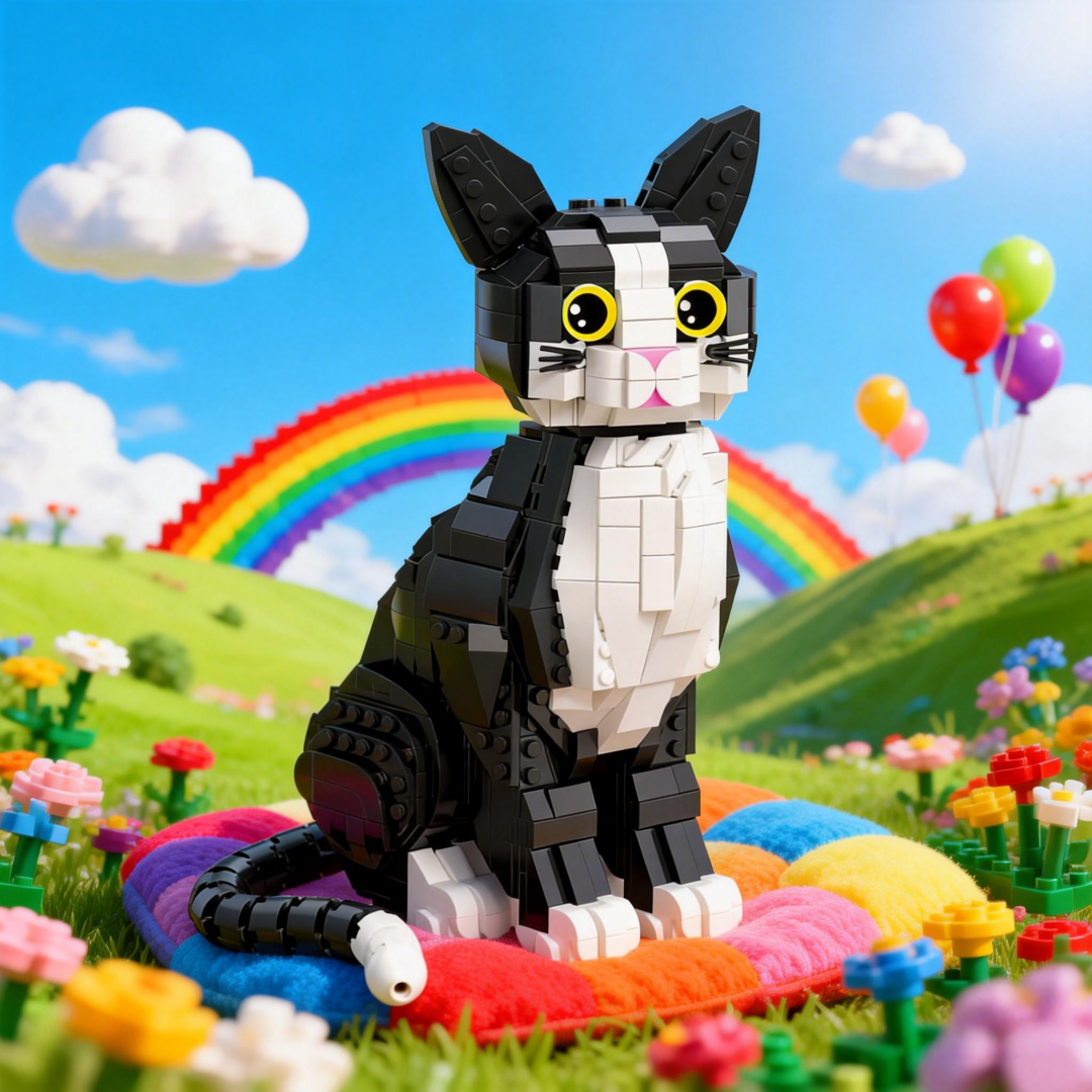 KNEW BUILT 3D Pet Black Cat Mi – Home Office Pay Bewertung und Preis