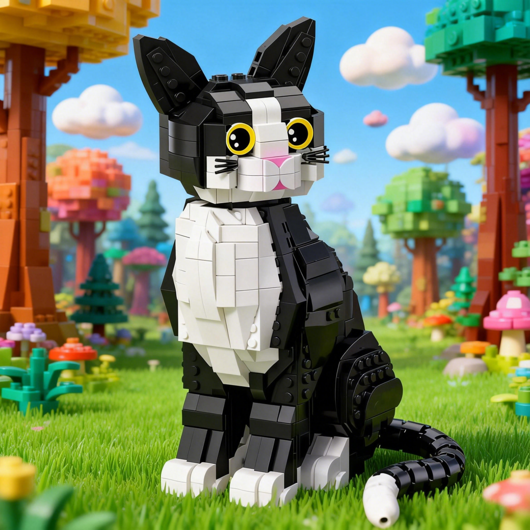 KNEW BUILT 3D Pet Black Cat Mi – Home Office Pay Bewertung und Preis