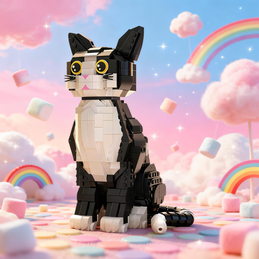 KNEW BUILT 3D Pet Black Cat Mi – Home Office Pay Bewertung und Preis