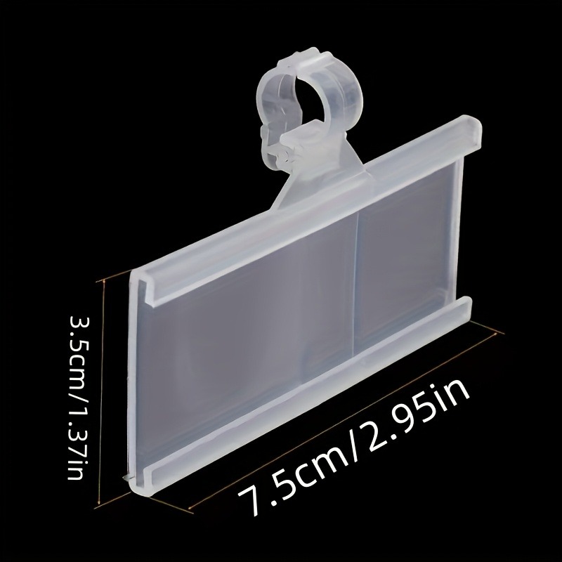 100 PVC Snap Lock Price Tag Di – Home Office Marketing Bewertung und Preis