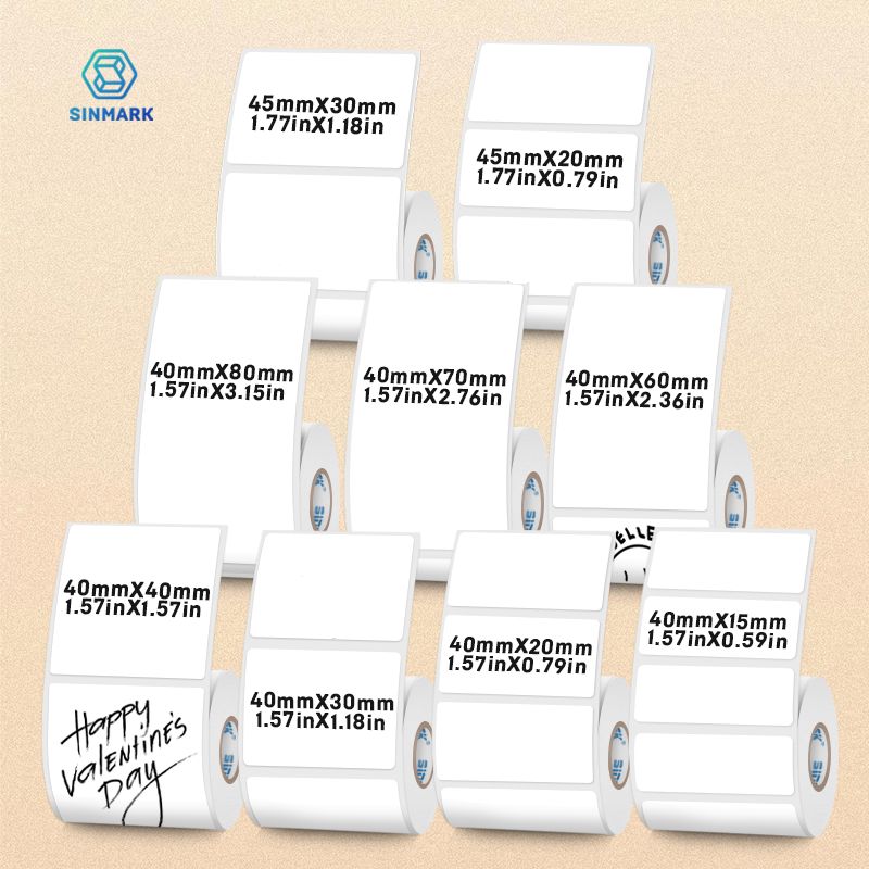 SINMARK 2 Rolls Thermal Label  – Label Maker Machine Bewertung und Preis