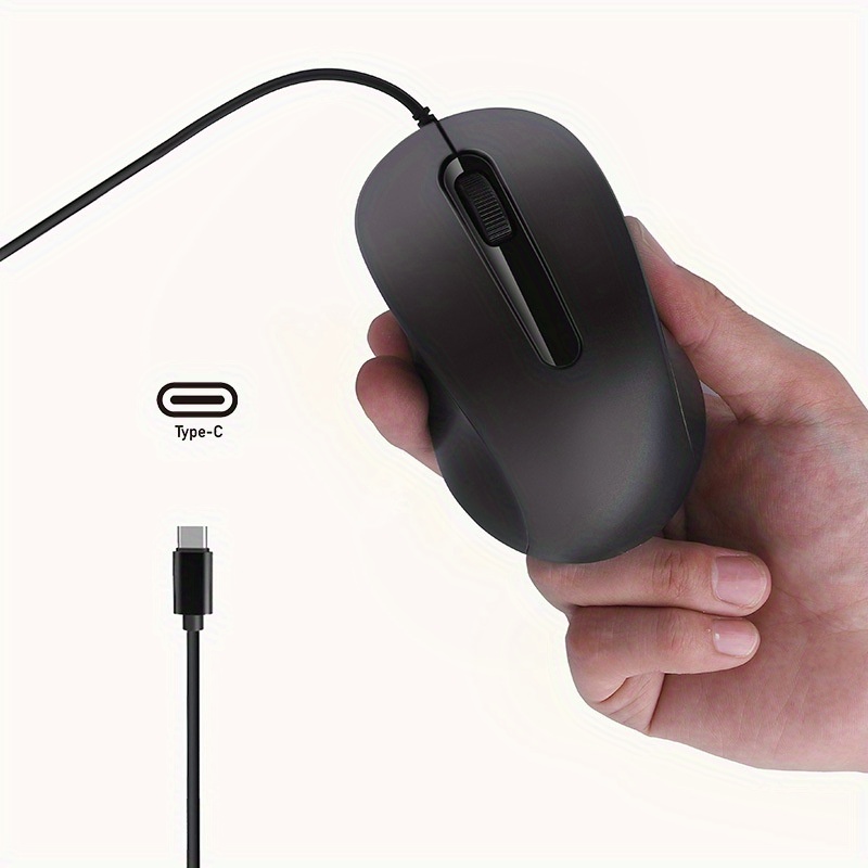 Mute Type C Wired Mouse Ergono – Home Office For Mac Bewertung und Preis