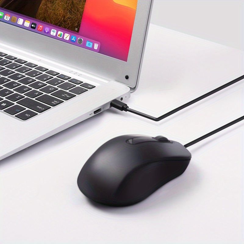 Mute Type C Wired Mouse Ergono – Home Office For Mac Bewertung und Preis