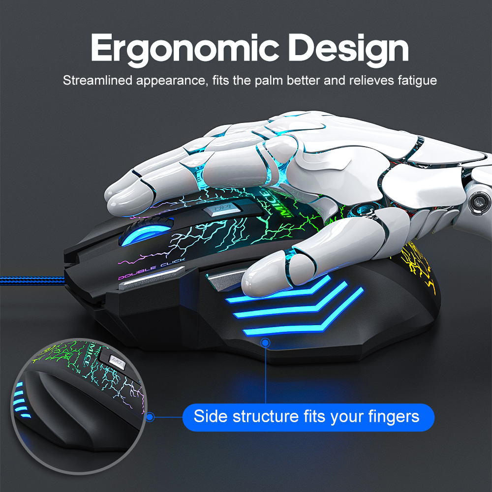 USB Wired Gaming Mouse High Pr – Home Office For Mac Bewertung und Preis