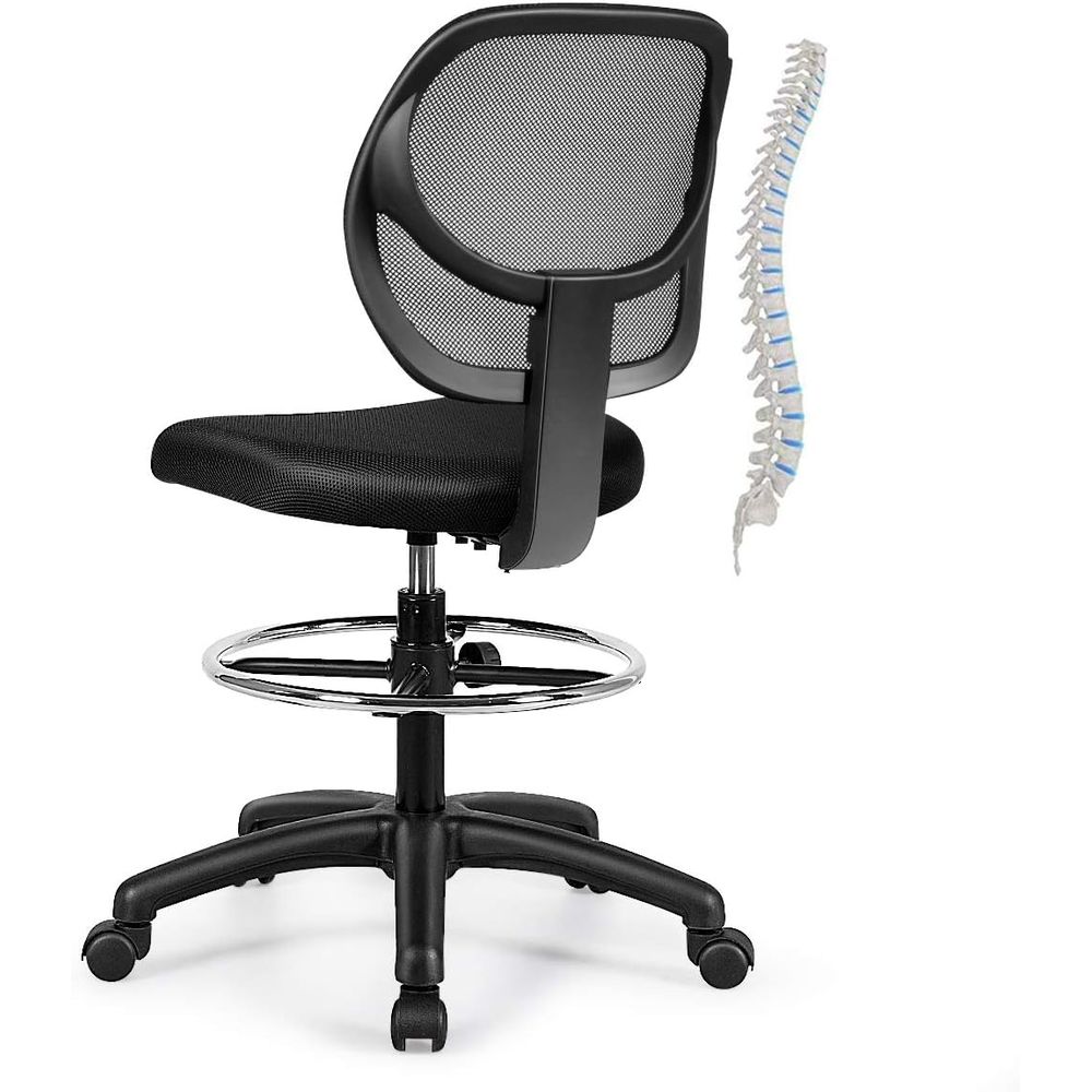 Ergonomic Black Mesh Swivel Of – Home Office Free Bewertung und Preis