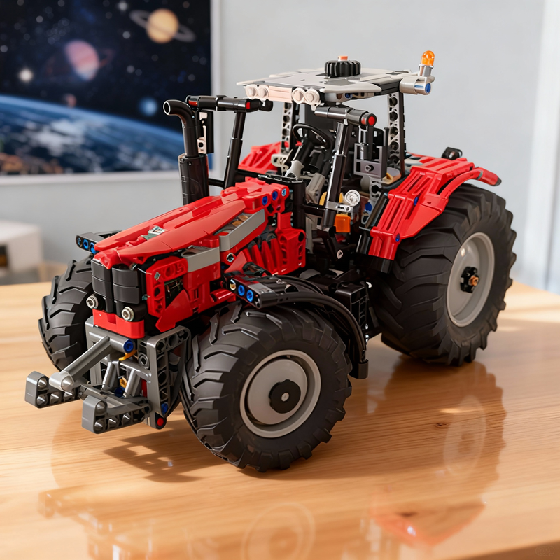 1137pcs MOC Massey Ferguson Tr – Home Office Architecture Bewertung und Preis
