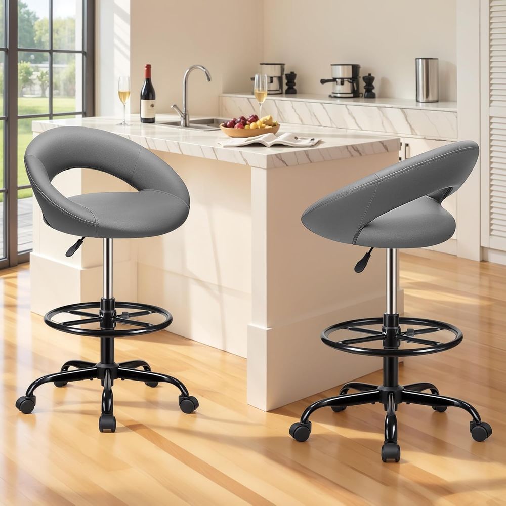 Gray 2-Pack Ergonomic PU Leath – Home Office Free Bewertung und Preis