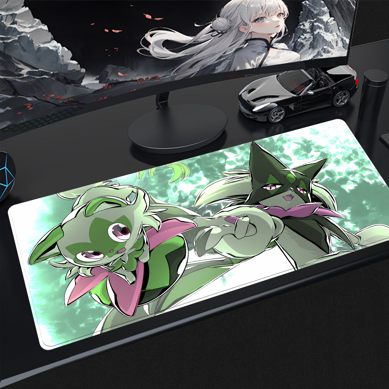 Kawaii Pokemon Meowscarada Gam – Home Office Keyboard And Mouse Bewertung und Preis