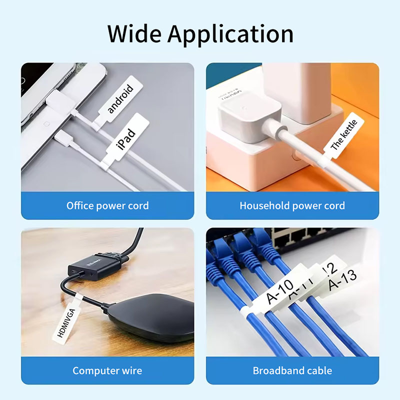 100/300pcs Cable Labels Sticke – Label Maker Machine Bewertung und Preis