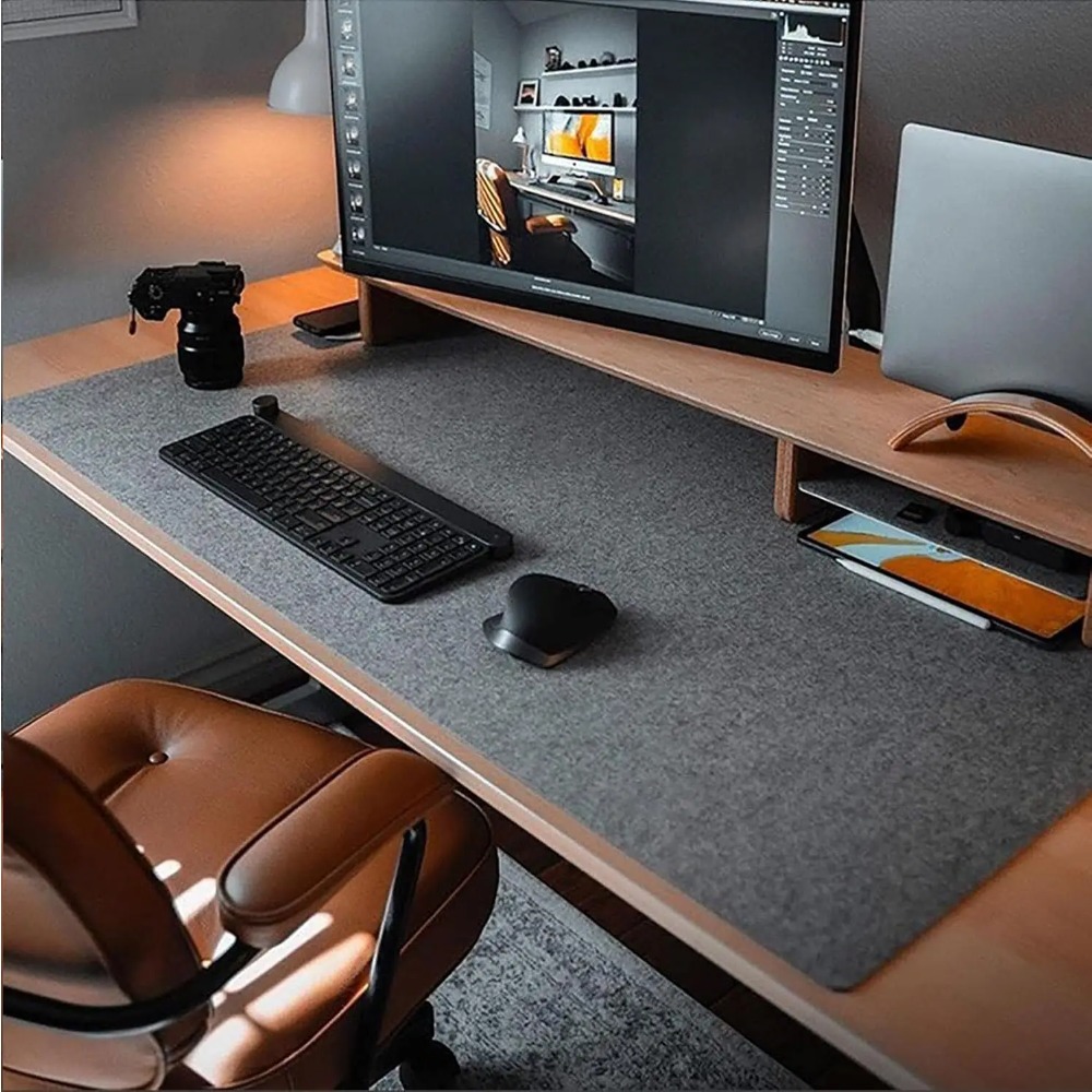 Felt Desk Mat Computer Mat for – Home Office Keyboard And Mouse Bewertung und Preis