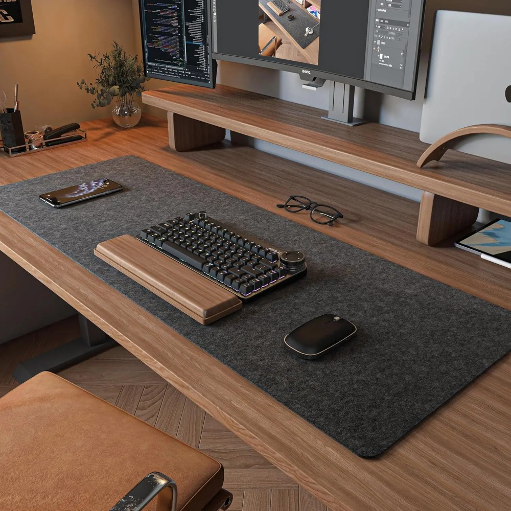 Felt Desk Mat Computer Mat for – Home Office Keyboard And Mouse Bewertung und Preis