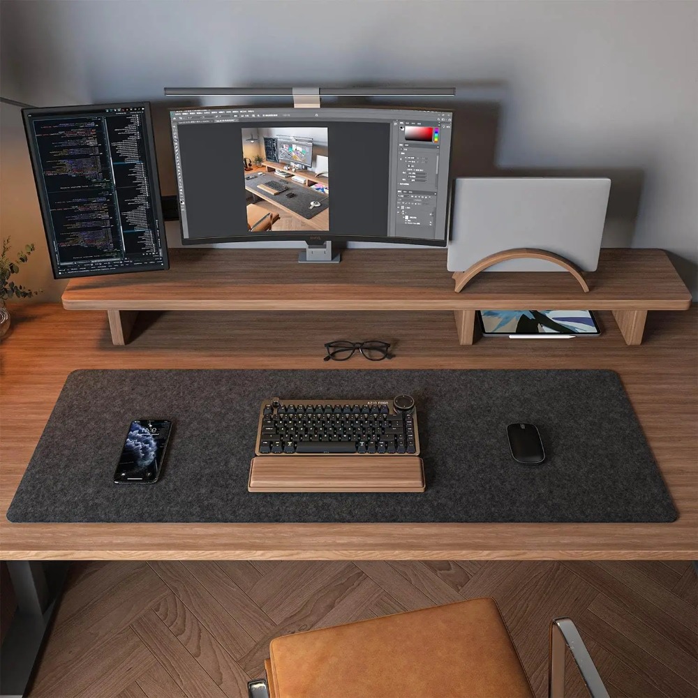 Felt Desk Mat Computer Mat for – Home Office Keyboard And Mouse Bewertung und Preis