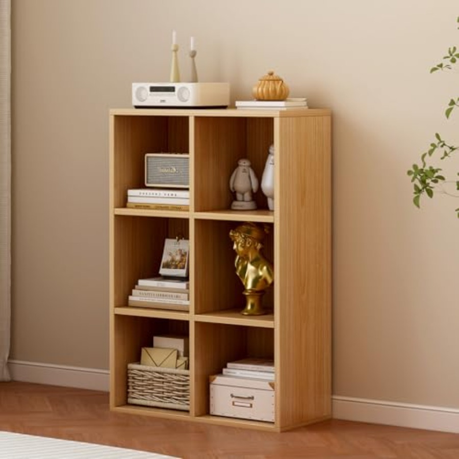 6-Cube Storage Shelf Bookcase  – Home Office Free Bewertung und Preis
