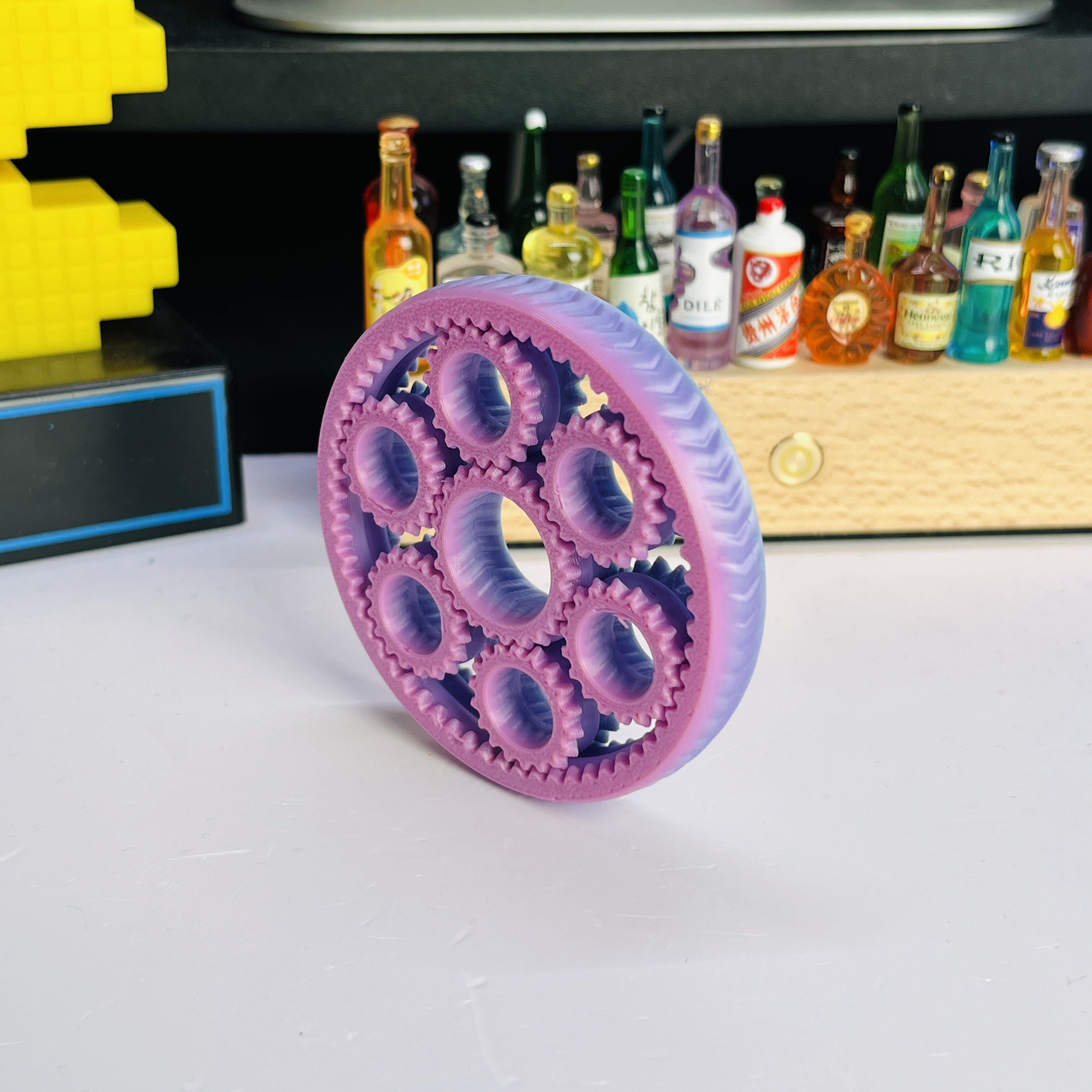 3D Printed Six-Gear Finger Spi – Home Office Architecture Bewertung und Preis