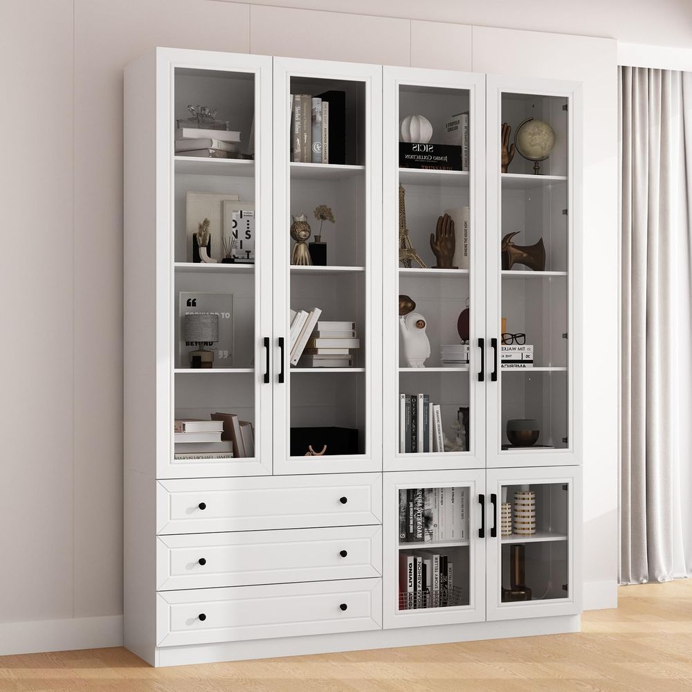 63 Wide Glass Door Display Cab – Home Office Free Bewertung und Preis