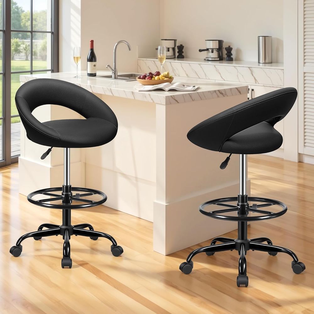 Adjustable Swivel Bar Stools w – Home Office Free Bewertung und Preis