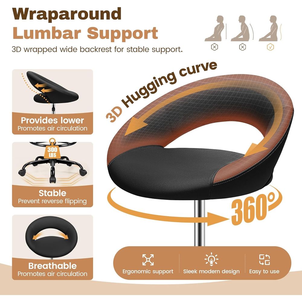 Adjustable Swivel Bar Stools w – Home Office Free Bewertung und Preis