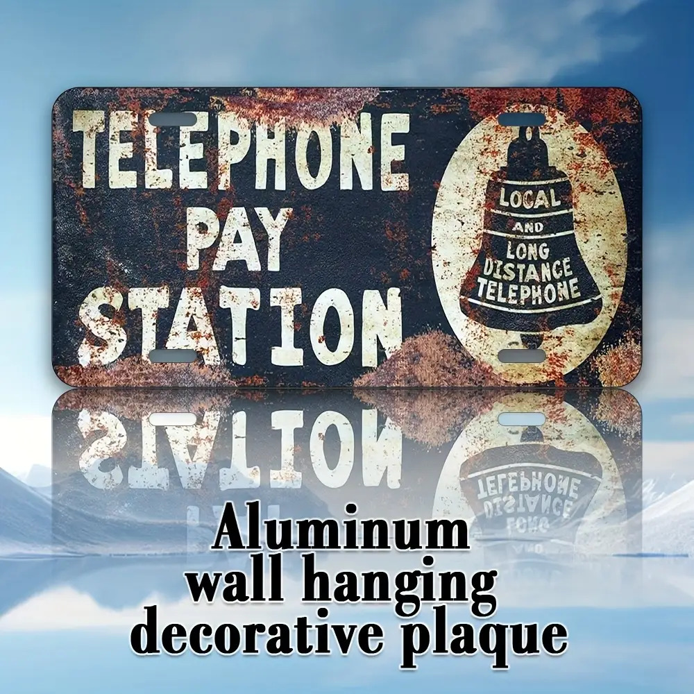 Tin Sign - Telephone Pay Stati – Home Office Pay Bewertung und Preis