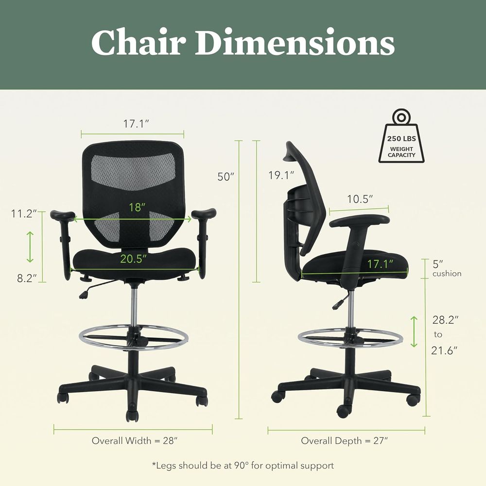 Ergonomic Mesh Standing Office – Home Office Free Bewertung und Preis