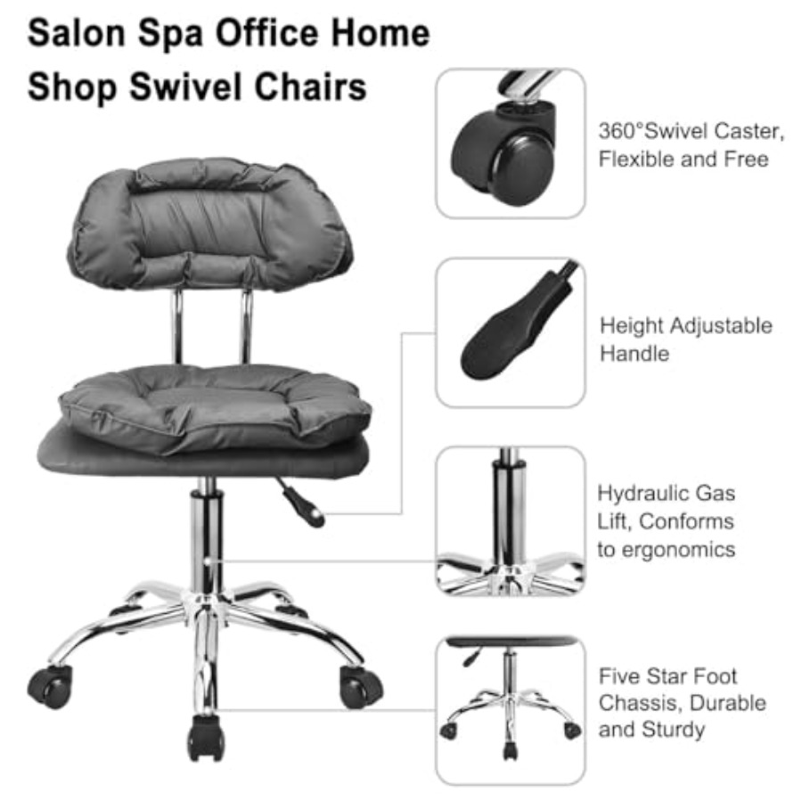 Rolling Stool Backrest Thick S – Home Office Free Bewertung und Preis