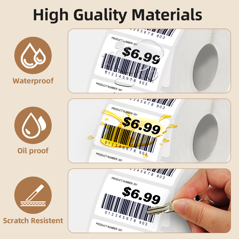 5 Rolls of White Label Sticker – Label Maker Machine Bewertung und Preis