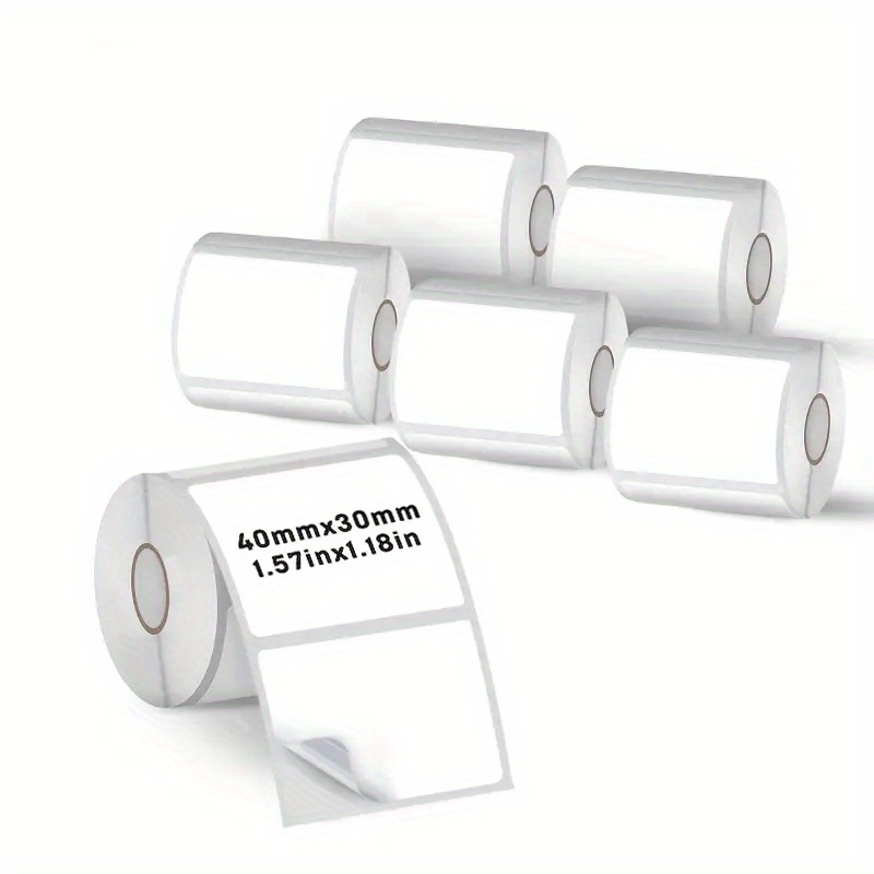 6 Rolls 40x30mm Thermal Label  – Label Maker Machine Bewertung und Preis